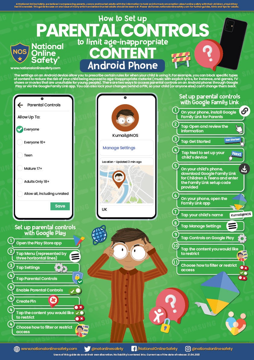 parental controls for android phone poster