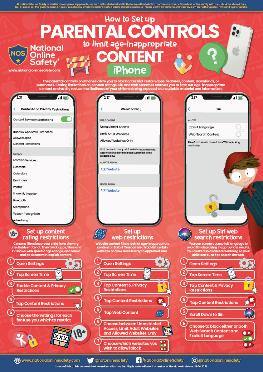 parental controls for iphone poster
